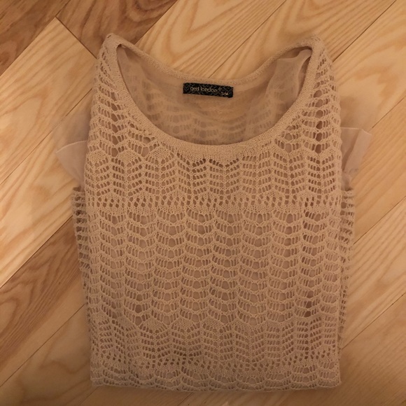 QED London Sweaters - Blush Coloured Sweater